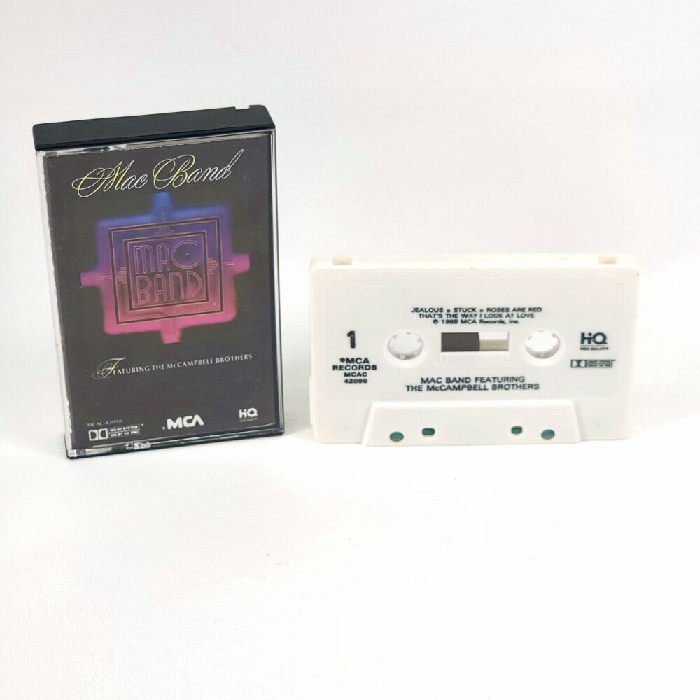 Mac Band McCampbell Brothers 1988 Cassette Tape MCA Records MCAC 42090 RnB Funk